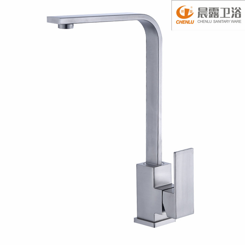 Chenlu Sanitary Ware Factory directly supplies stainless steel faucets for kitchen sinks, sinks, cold and hot water faucets, and hotels Item Picture