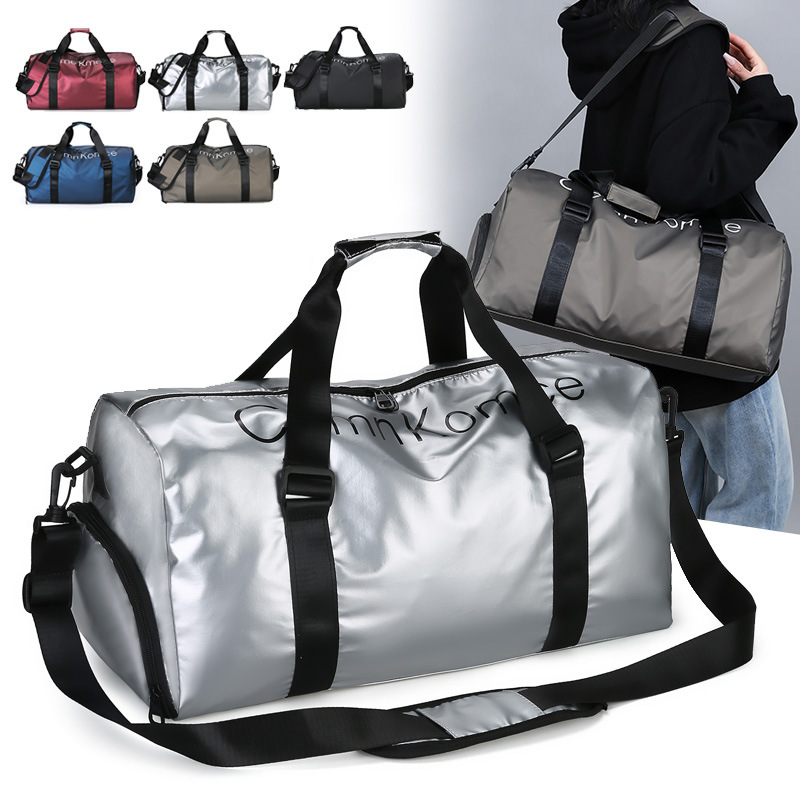 Waterproof men's bag, handle case, hand-held packaging, clothes, fitness bag, dry and wet separation, sports luxury sports backpack full figure