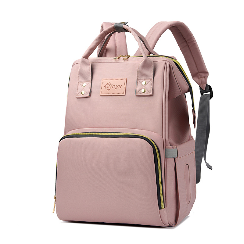 Mummy Bag 2025 New large-capacity, color-blocking, versatile and fashionable baby bag, backpack, mom and baby walk bag details Picture