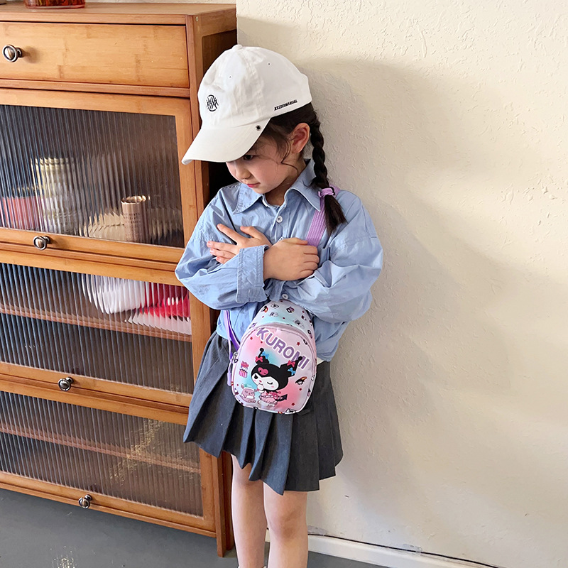 Wholesale of children's bags: Cute girls' crossbody small bags, cartoon high appearance level chest bags, 2024 new style snack shoulder bags Specification drawing