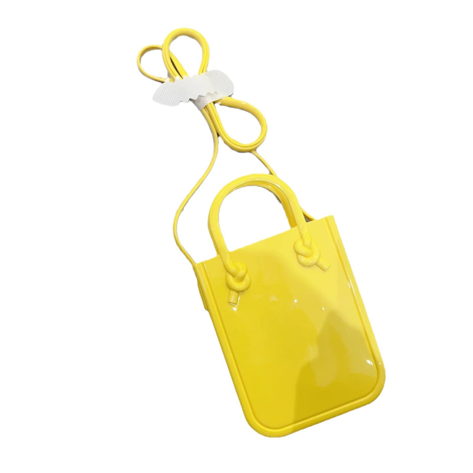 2025 New PVC mobile phone bag, jelly bag, hand-held small bag, candy, fashionable and trendy casual shopping bag, ladies' bag Item Picture