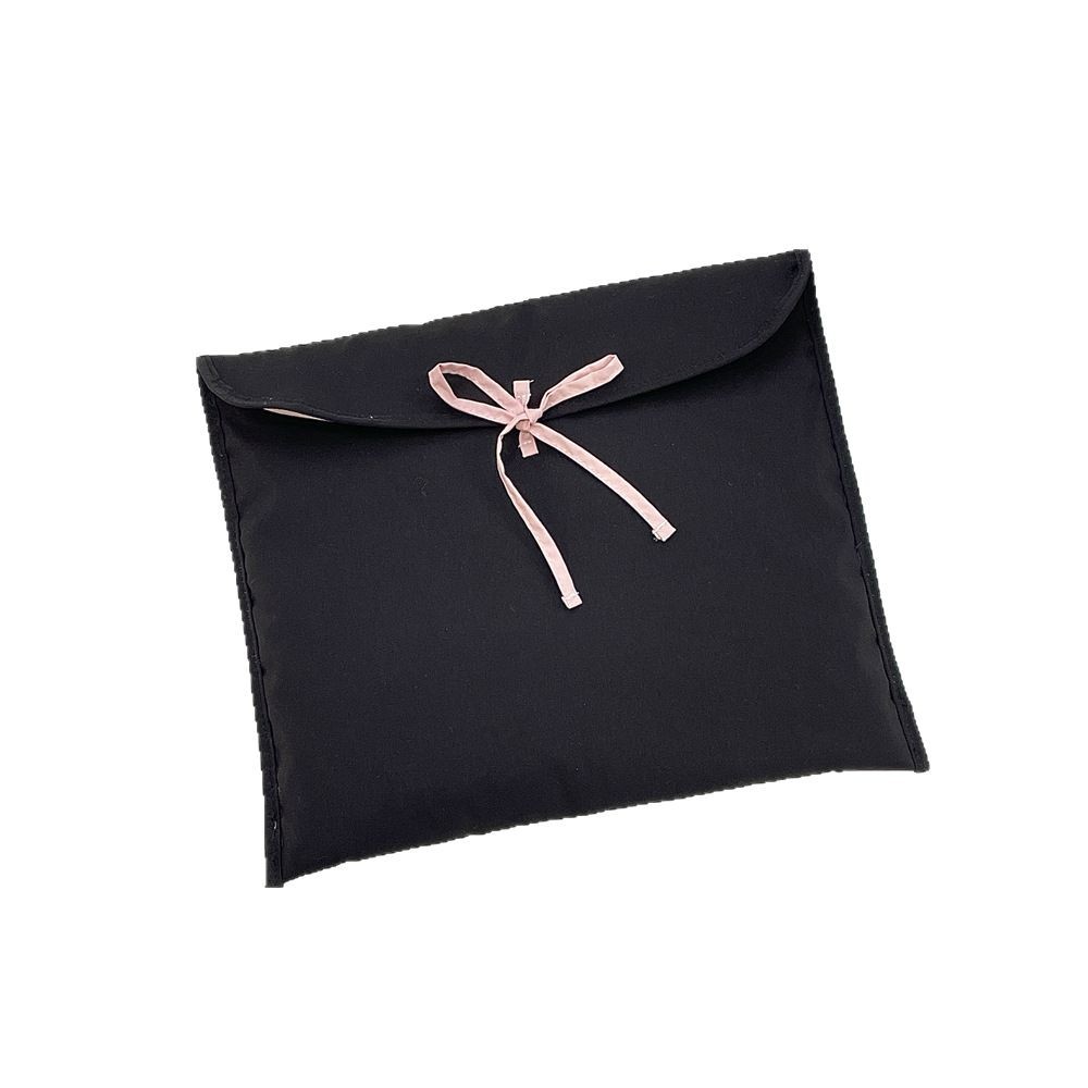 5321 New Korean-style cotton-padded computer bag with ballet bow inner liner, the same pink flat bag as ins Item Picture