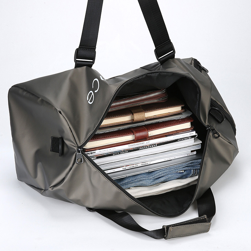 Waterproof men's bag, handle case, hand-held packaging, clothes, fitness bag, dry and wet separation, sports luxury sports backpack Specification drawing