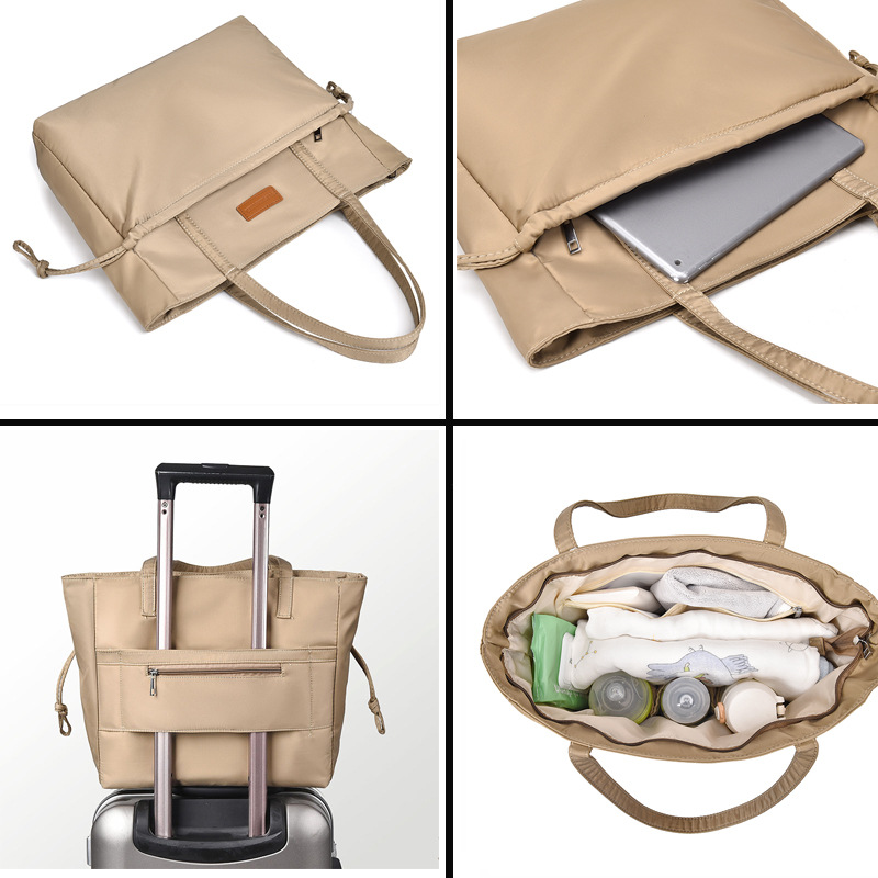 Cross-border exclusive Korean-style fashionable and high-end mommy bag, baby bag, portable large bag for going out, insulated baby bottle bag Specification drawing