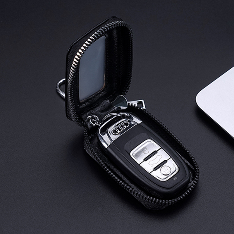 pu key case, multi-functional universal car key case, large-capacity waist-hung remote control protective cover, can print logo Application Scenario