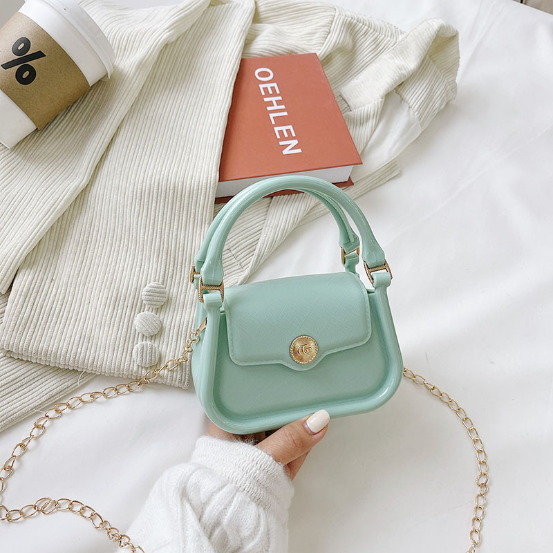 2025 Summer New trendy handbag, women's fashionable underarm bag, versatile ins chain single-shoulder crossbody jelly bag Item Picture