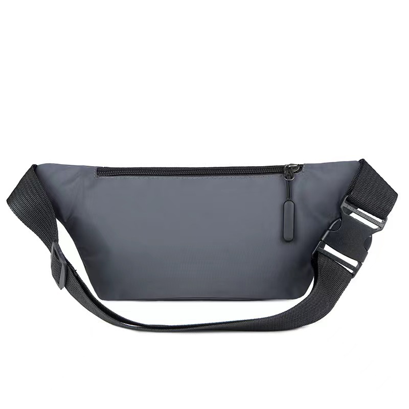 Cross-border men's waist bag, outdoor sports chest bag, single-shoulder crossbody bag, large-capacity cash register bag, women's durable thickened waist bag Item Picture