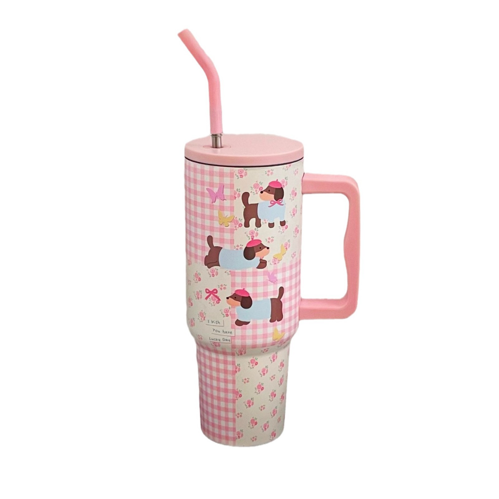 Original designed portable insulated cups, couple water cups, high flow rate, high appearance level, autumn and winter stainless steel hand-held ice cups Item Picture