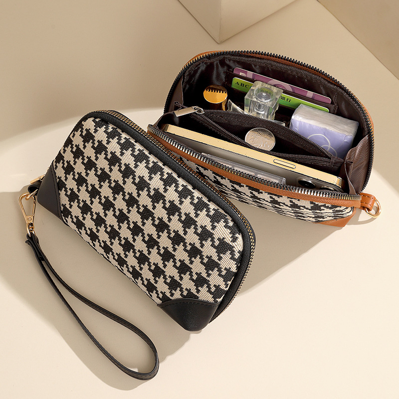 New type of coin purse, women's wallet, clutch bag, long women's clutch bag, fashionable, elegant, high-end portable handbag full figure