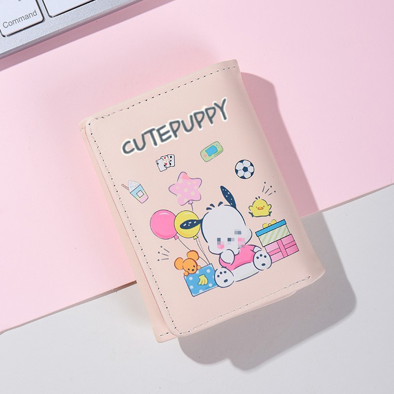 The new Little Beaver 30% discount wallet is a cute cartoon ultra-thin short folding coin purse with a large capacity and multiple slots details Picture