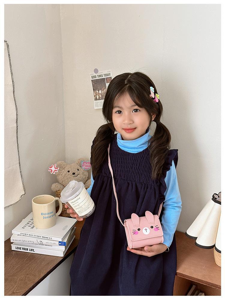 2024 New cute cartoon mini children's crossbody coin purse for kindergartens, Korean version of Korean girls' single-shoulder girls' bag undefined