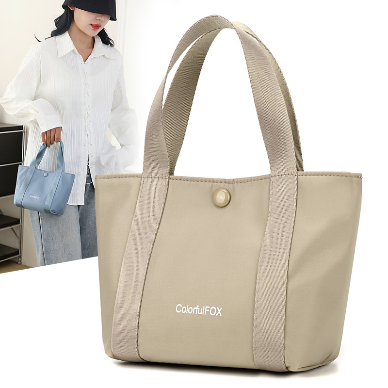 Colorful Fox's new summer women's makeup bag, Korean version fashionable and trendy clutch bag, mini and simple handbag full figure