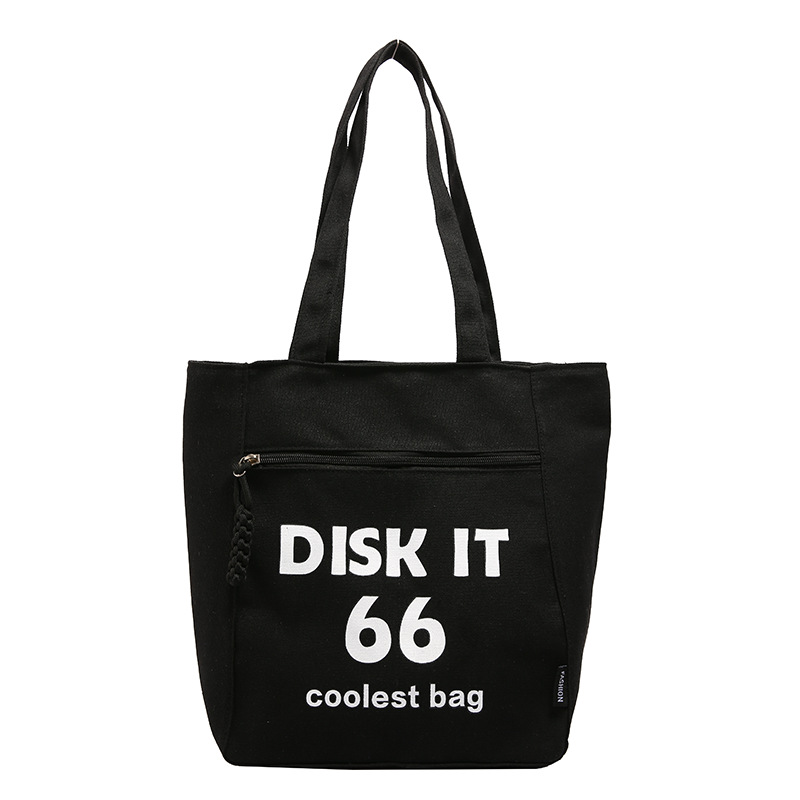 The new 2024 high-end textured canvas underarm bag for women is a trendy and stylish single-shoulder bag Item Picture