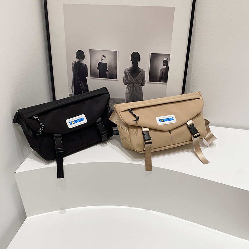 The ins personalized crossbody bag for women's 2024 new style, a casual and versatile nylon small crossbody bag, and a simple and lightweight single-shoulder bag are selling well Specification drawing