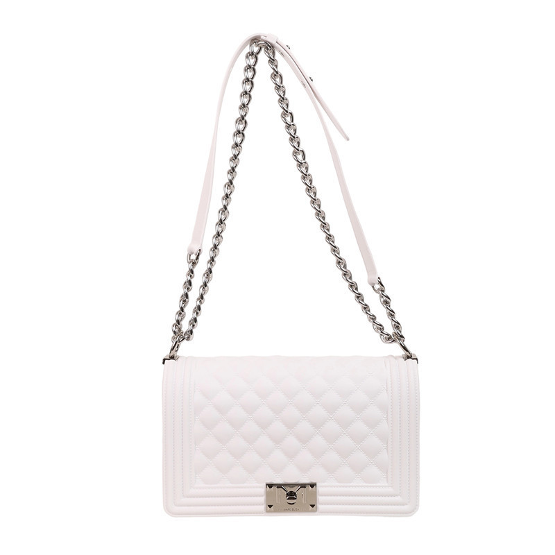The new PVC fragrant caviar hot mom fashionable women's bag, single-shoulder crossbody bag, fashionable chain, high-end feel Item Picture