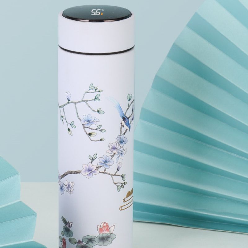 大容量磨砂中国风国潮保温杯不锈钢春分