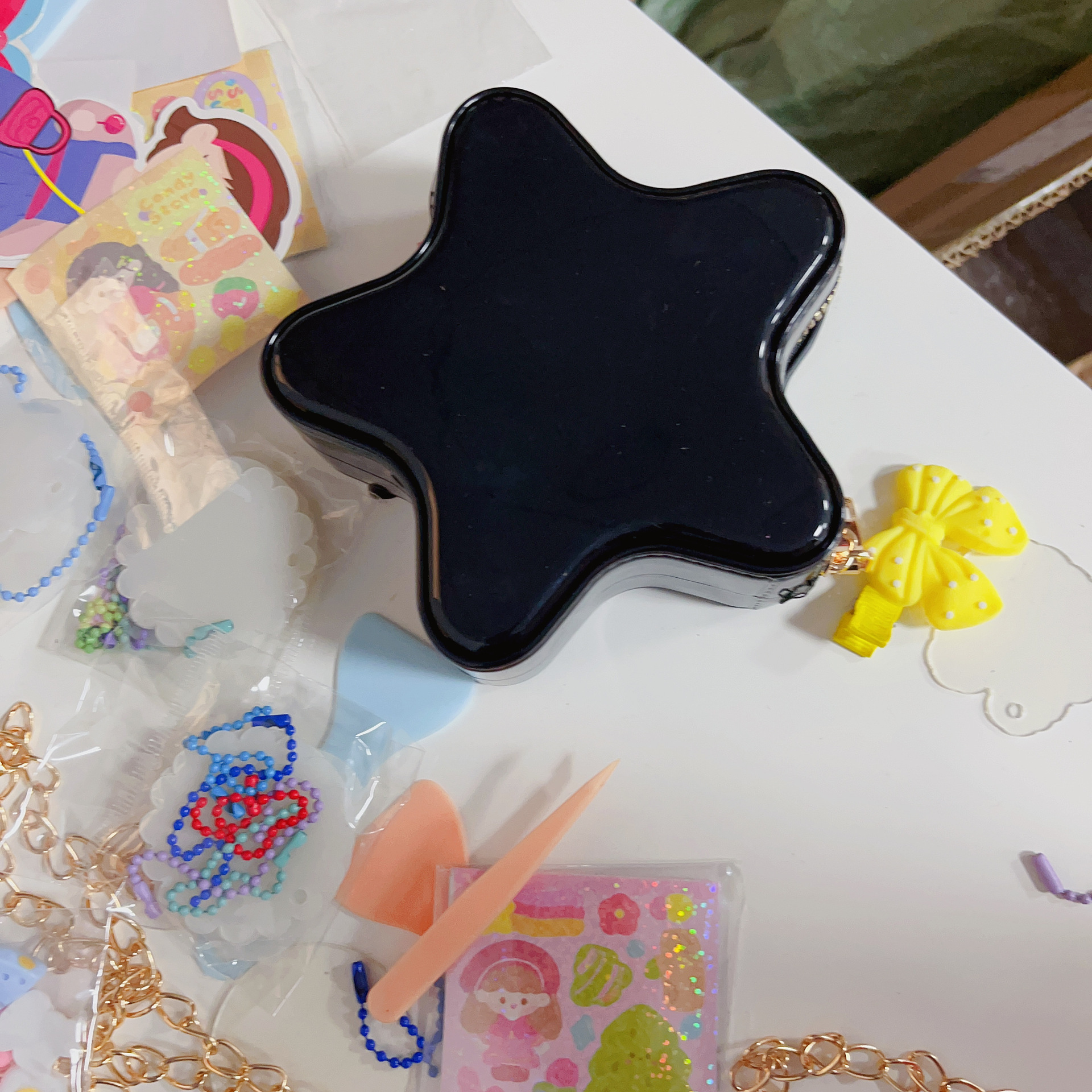 Star Bag, cute cartoon Guka Bag, 2025 new style bag, women's crossbody bag, fashionable jelly bag, girls' single-shoulder bag Application Scenario