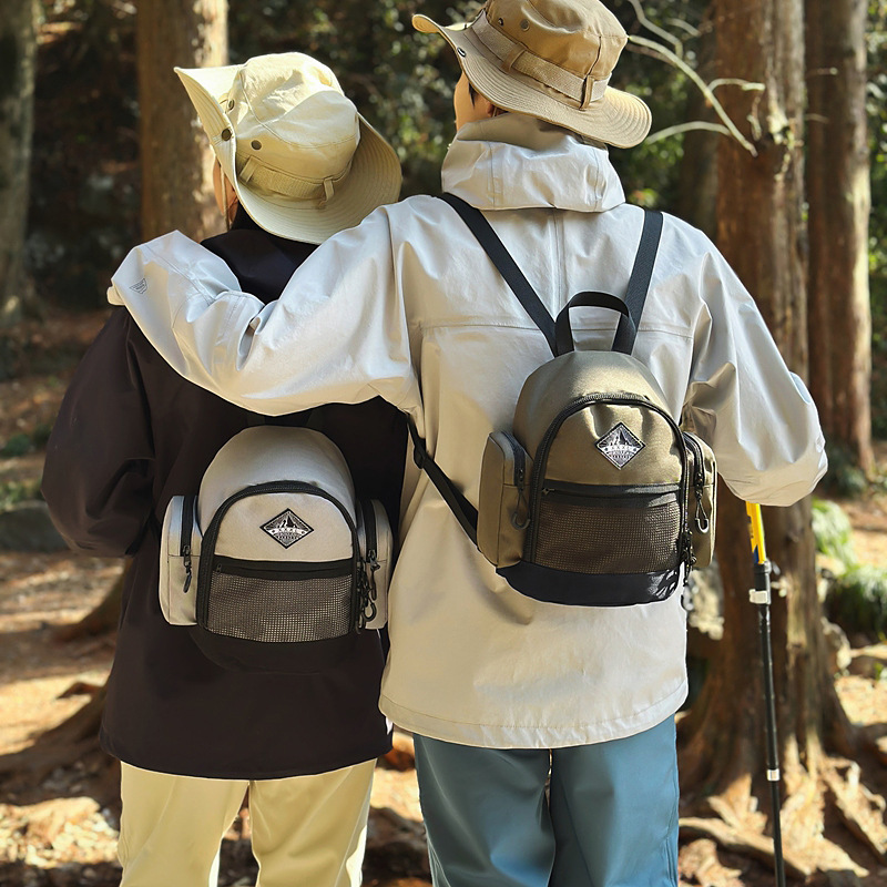 Outdoor sports backpack, casual and simple travel light backpack, Oxford fabric waterproof small and compact hiking backpack details Picture