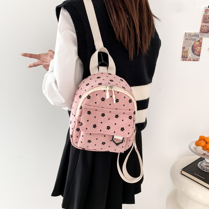 The 2024 backpack features a Japanese-style, fresh and girlish casual multi-purpose single-shoulder bag and a Korean-style, fashionable and retro crossbody bag full figure