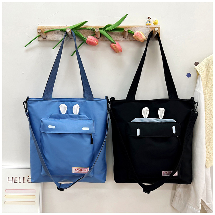 Korean style versatile single-shoulder bag 2024 New large-capacity casual bag for primary and secondary school students, ladies' ins style crossbody bag details Picture