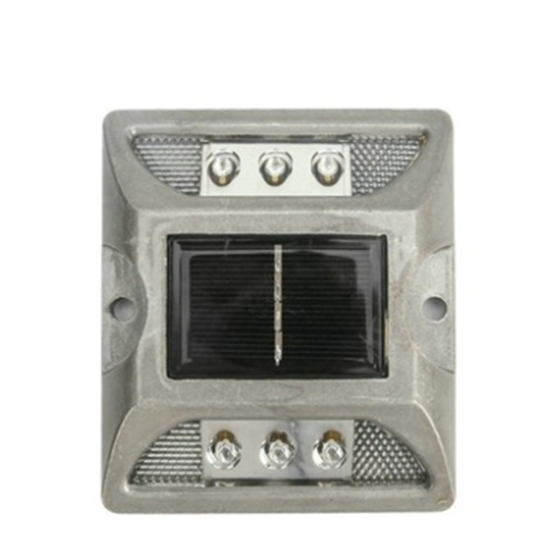 Cross-Border Best-Selling Solar Reflective Road Studs, Led Cast Aluminum Road Studs, Warning Lights, Raised Road Signs, Square Road Studs Specification drawing