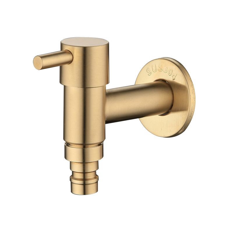 SUS304 spray gun, women's washbasin, toilet set, companion, pressurized nozzle gun, gray brushed, gold Angle valve, household Application Scenario