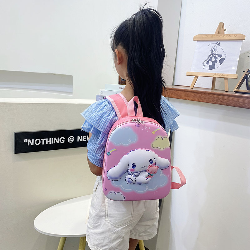 New Strawberry Bear Children's 3D hard shell schoolbag for 3-6 years old kindergarten small schoolbag, ultra-light cartoon backpack Specification drawing
