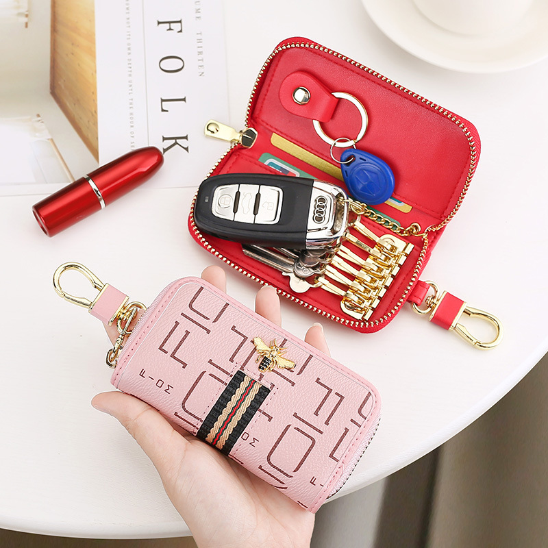 European and American fashionable large-capacity organ bee card case, exquisite anti-theft, anti-brush, anti-demagnetization, cross-border specially designed explosive ID card case full figure