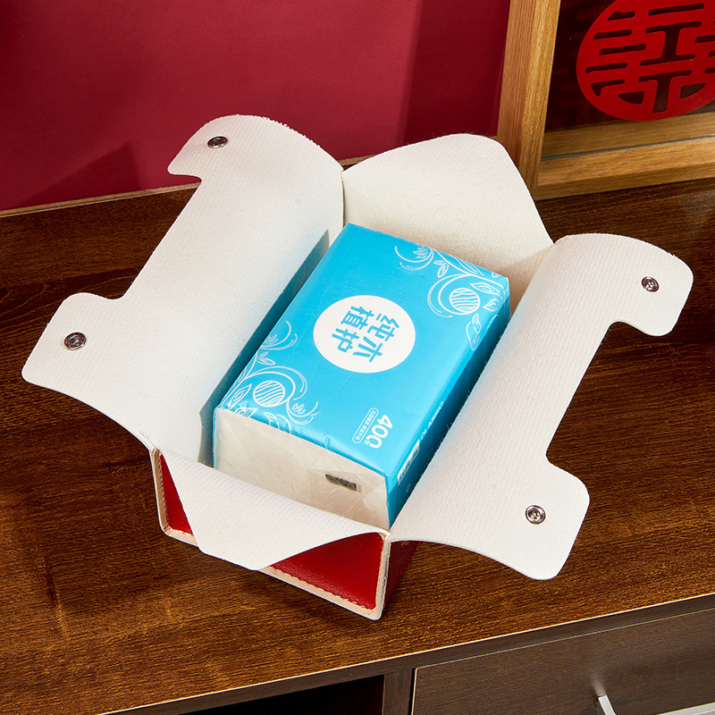 Tissue box for good luck and prosperity, getting rich quickly, living room home, disposable tissue box, napkin box, large capacity Specification drawing