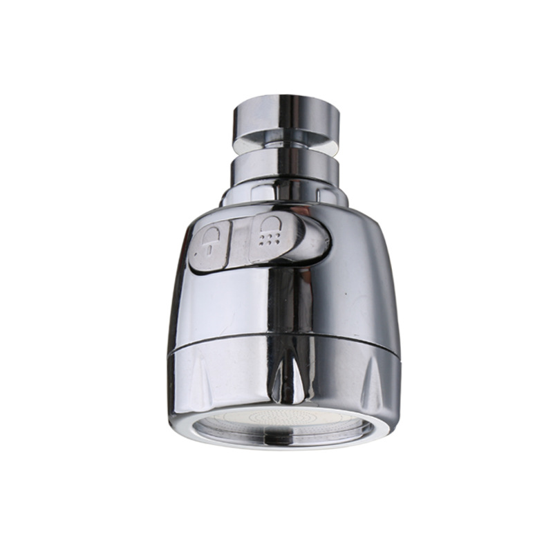 Kitchen faucet foaming device, anti-splash head, electroplated two-speed pressure-increasing extender, universal rotating vegetable washing magic tool at low price Item Picture