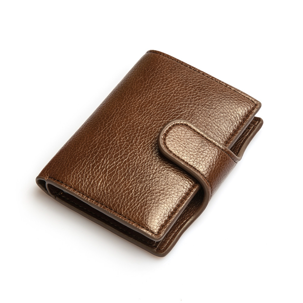 RFID anti-theft money swiping bag, multi-functional buckle, women's wallet, PU 20% off, metal men's wallet, card case, wallet Specification drawing