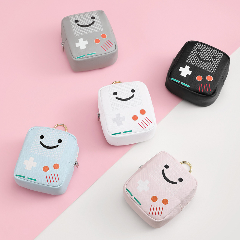 New ladies' coin purse, girls' ins student small card case, girls' coin case, cute mini wallet, cloth bag full figure