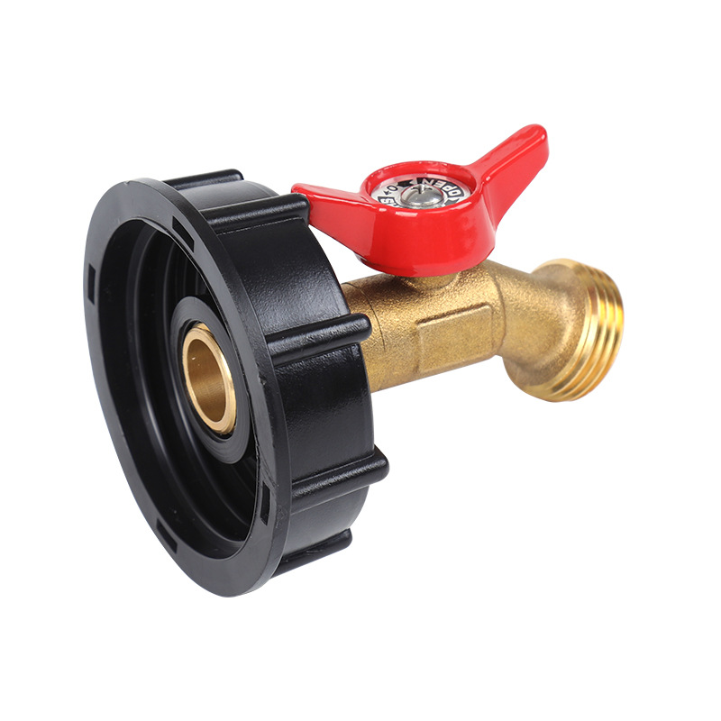 Cross-border Amazon temu brass garden hose valve faucet with ton bucket lid butterfly American standard faucet factory Application Scenario