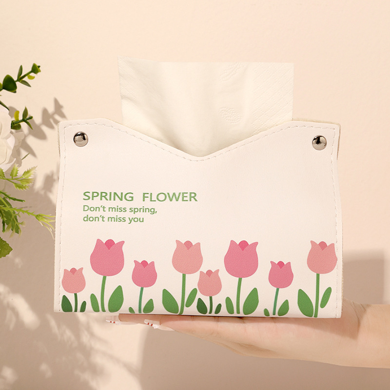 ins Cute duck paper tissue box, home living room car decoration, tissue box, napkin storage case, bathroom toilet roll full figure