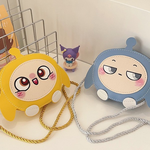Egg Boy party Children's bag, girl's stylish crossbody, cute cartoon, student single-shoulder bag, boy's backpack, baby's loose change Specification drawing