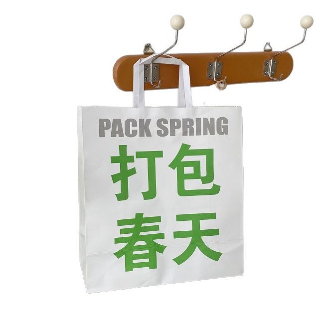 The same style spring gift bag as Xiaohongshu, InS-style birthday and Valentine's Day gift bag, cute packaging bag on the handbag Item Picture