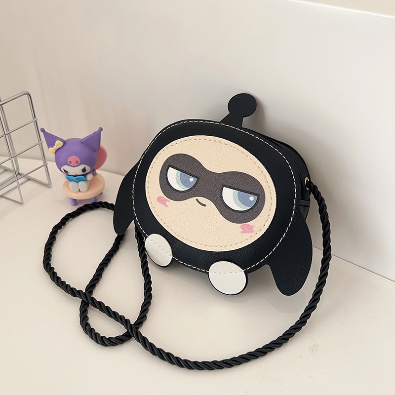 Cute new egg-shaped party children's bag, girl's stylish cartoon single-shoulder bag, Korean version soft and cute crossbody coin purse details Picture