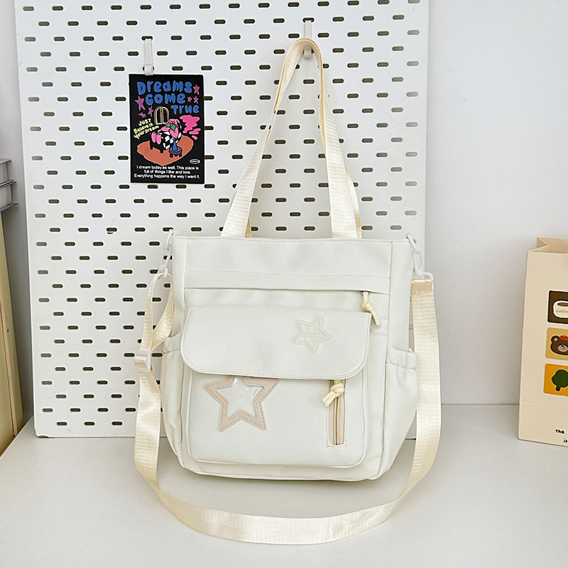 A new sweet Japanese-style girl's tutorial bag, a versatile Korean-style girl's crossbody bag, and a fresh and cute junior and senior high school tutorial bag Specification drawing