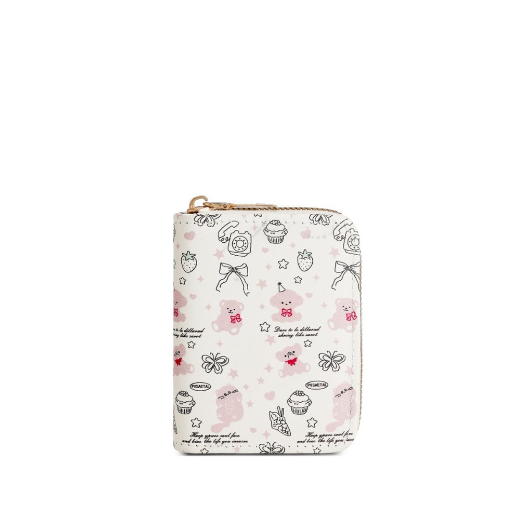 Cartoon organ card case for women, anti-demagnetization, 2024 new style fashionable organ card case, cross-border zipper waterproof credit card case Item Picture