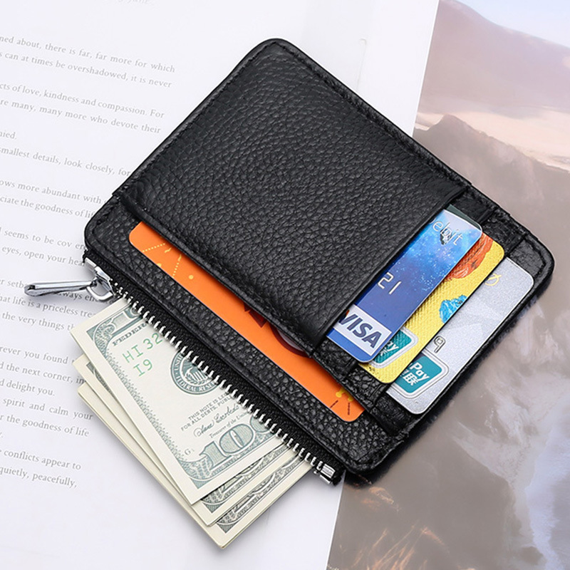 Cross-border foreign trade card bag for men and women, ultra-thin mini coin purse, card case integrated, small multi-functional card holder, driver's license Application Scenario