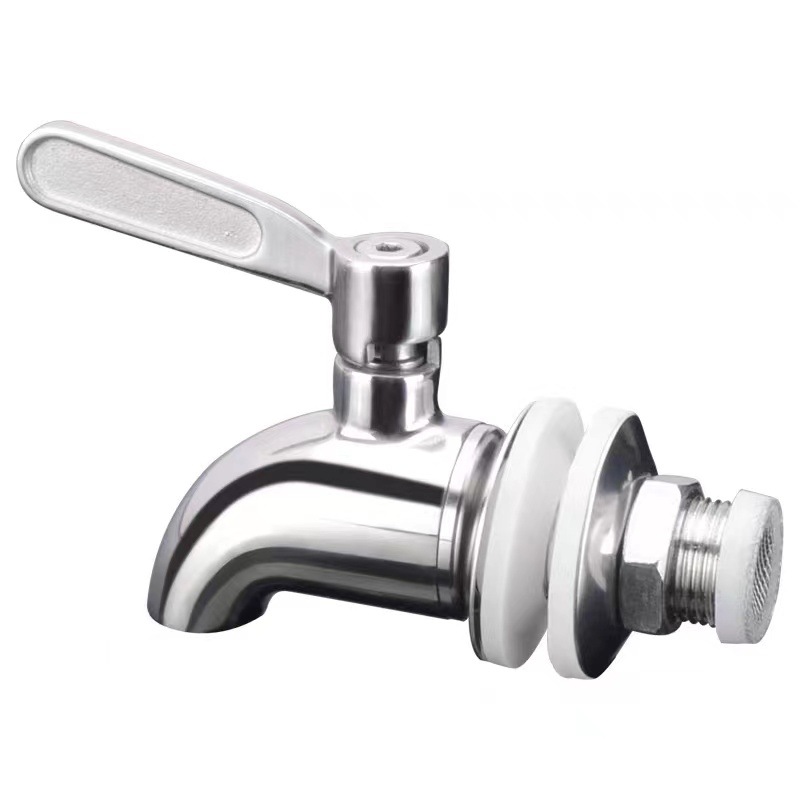 304 stainless steel wine bucket faucet, beverage juice boiling water bucket faucet, glass bubble wine bottle faucet, beer faucet Item Picture