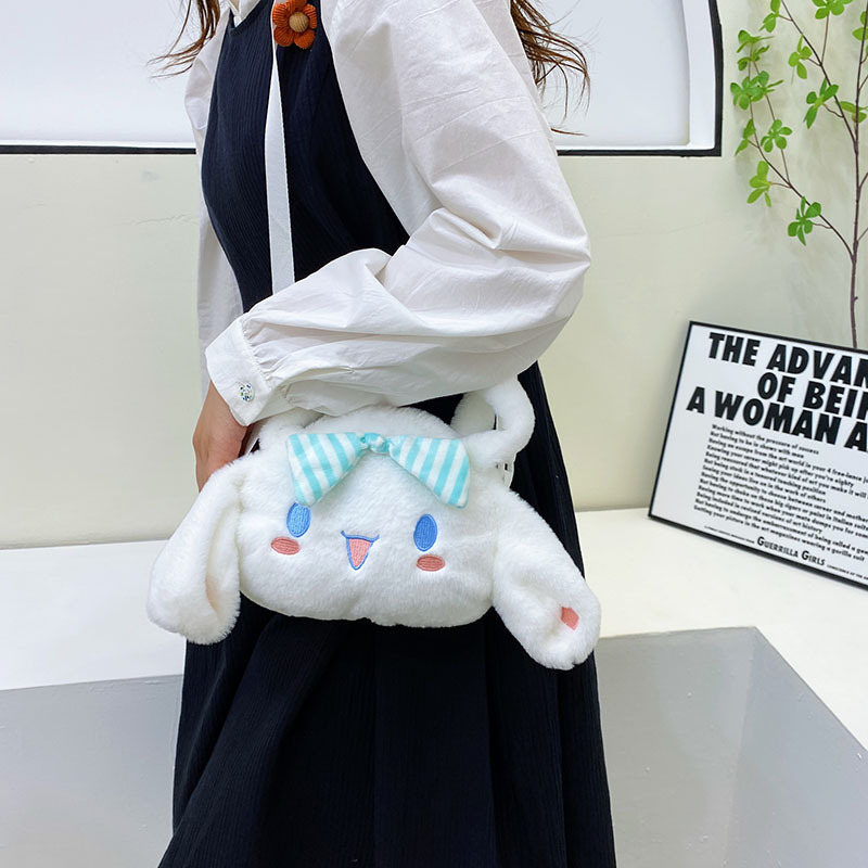 Plush bag, Yugui Dog Girl 2022 New style Japanese Lolita Big Eared Dog, cute girl handbag, crossbody bag details Picture