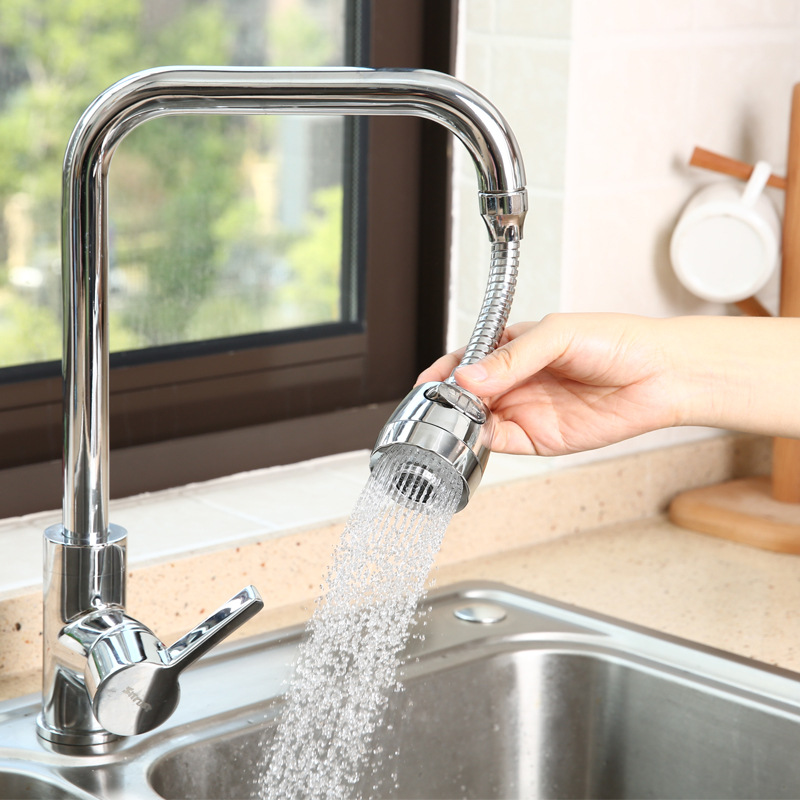 Pressure-increasing faucet splash preventer, kitchen shower head splash preventer, filter, nozzle, universal splash preventer, water extender Specification drawing