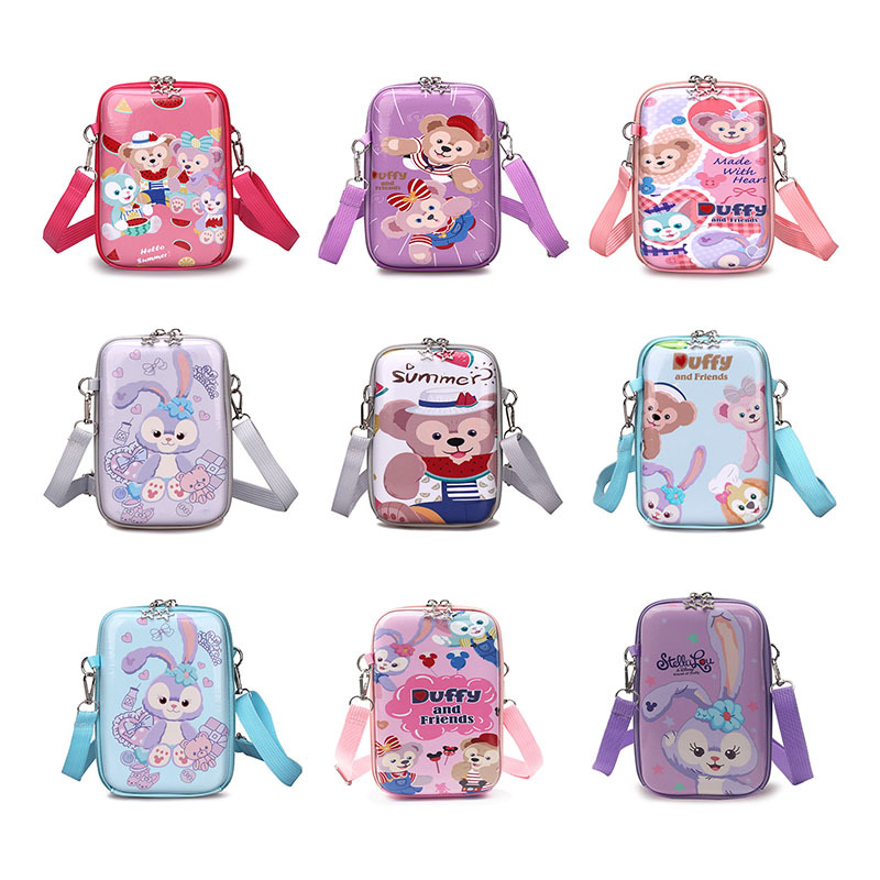 "2021 Internet Celebrity Children's pen Case, Primary school and kindergarten Little Bear hand-held Rabbit Stationery Bag, multi-functional trendy bag, small. full figure