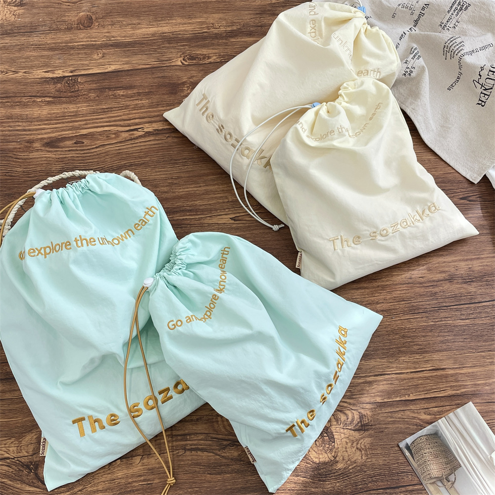 53202 drawstring drawstring opening organizing bag, Cosmetics sorting bag, travel storage, business trip sundries, underwear storage bag Specification drawing