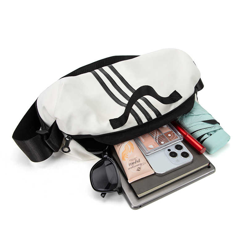 New large-capacity women's fashionable fabric bag, casual and versatile, single-shoulder hand-held dumpling bag, short trip crossbody bag Specification drawing
