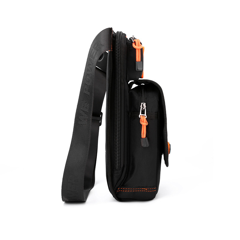 New cross-border cycling leg bag, outdoor sports close-fitting waist bag, casual men's chest bag, large-capacity single-shoulder crossbody bag Application Scenario