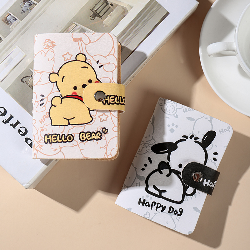 Large-capacity Pacha Dog mini cute multi-slot all-in-one bag for ID card, driver's license, card holder and women's business card holder full figure