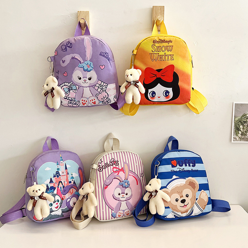 New fashionable and lightweight 2022 Spring/Summer trendy cartoon and cute nylon anime backpack for boys and girls full figure