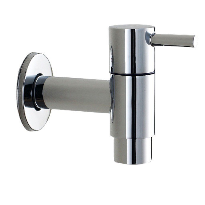 Copper washing machine faucet, extended chrome-plated mop sink, 4-minute quick-opening, extra-long quick-boiling faucet, black faucet nozzle Specification drawing